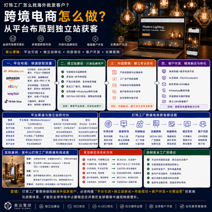 灯饰工厂怎么找海外批发客户跨境电商怎么做?从平台布局到独立站获客.png