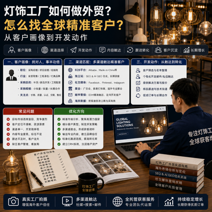 灯饰工厂如何做外贸怎么找全球精准客户?从客户画像到开发动作.png
