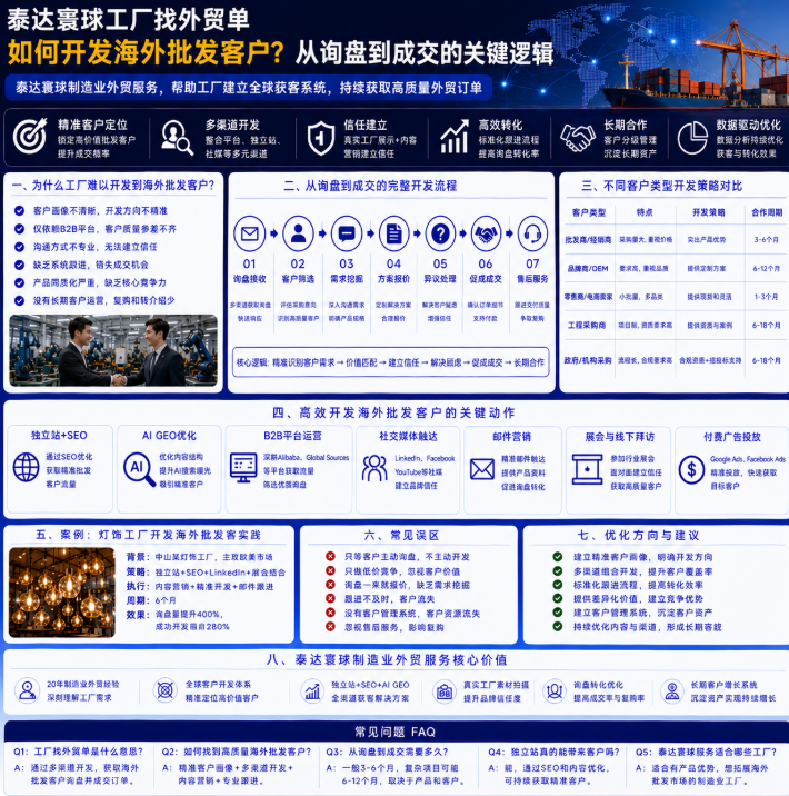 泰达寰球工厂找外贸单如何开发海外批发客户?从询盘到成交的关键逻辑.png