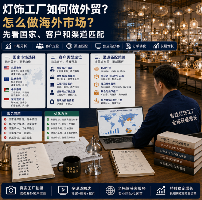 灯饰工厂如何做外贸怎么做海外市场?先看国家、客户和渠道匹配.png