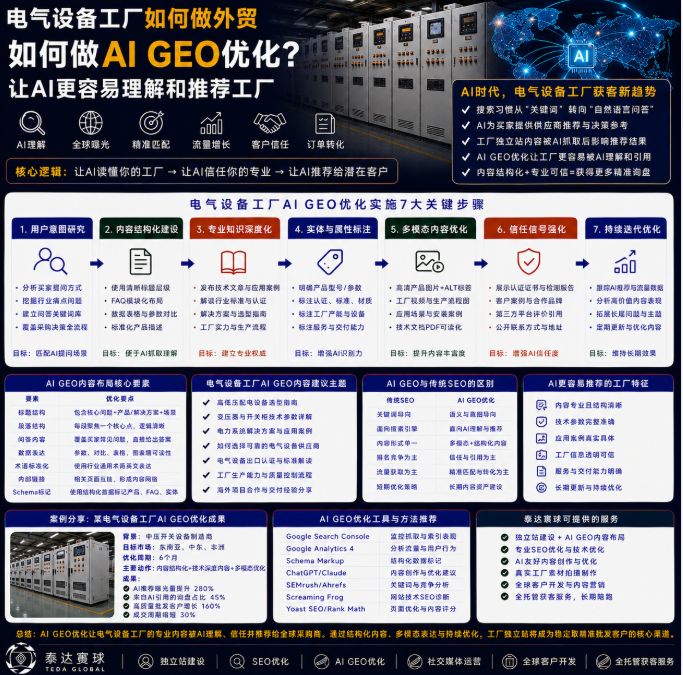电气设备工厂如何做外贸如何做AI GEO优化?让AI更容易理解和推荐工厂.png