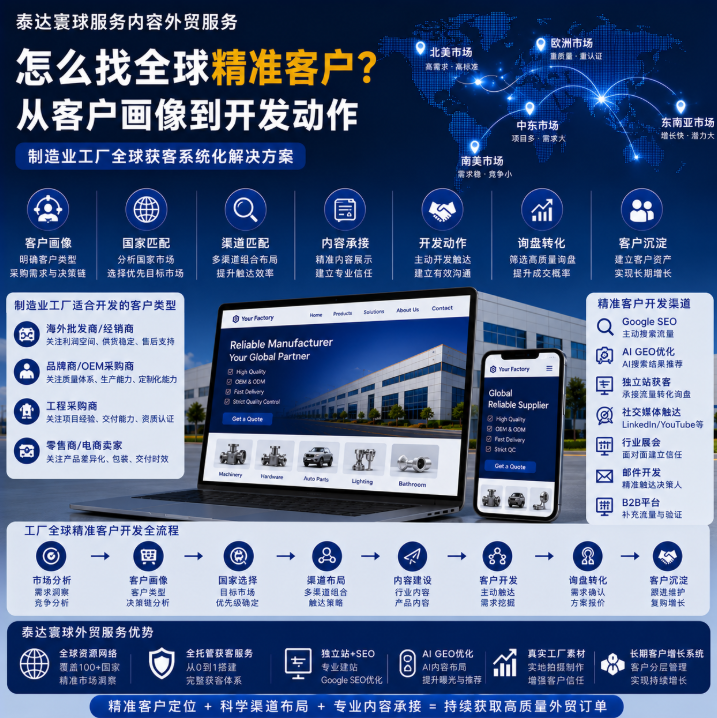 泰达寰球服务内容外贸服务怎么找全球精准客户?从客户画像到开发动作.png