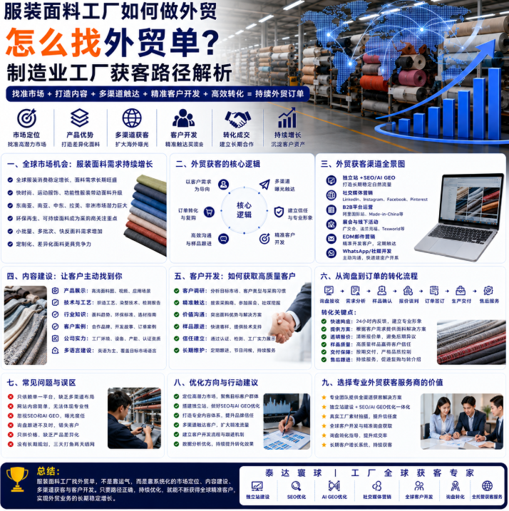 服装面料工厂如何做外贸怎么找外贸单?制造业工厂获客路径解析.png