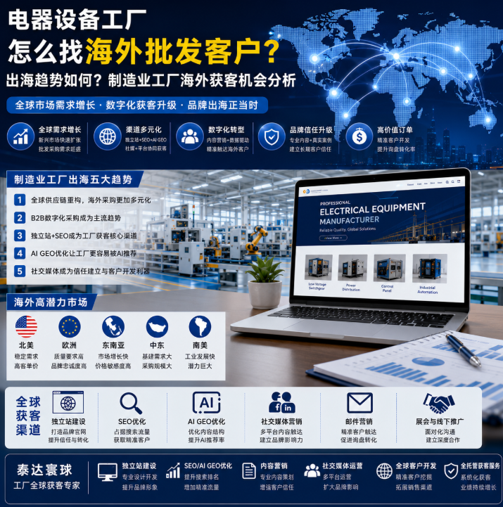 电器设备工厂怎么找海外批发客户出海趋势如何?制造业工厂海外获客机会分析.png