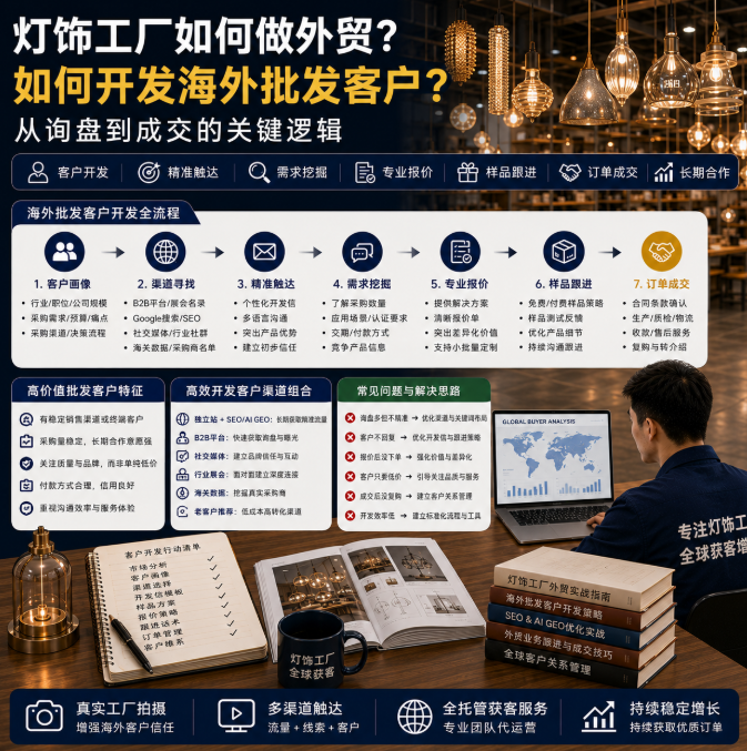 灯饰工厂如何做外贸如何开发海外批发客户?从询盘到成交的关键逻辑.png