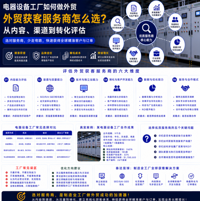 电器设备工厂如何做外贸外贸获客服务商怎么选?从内容、渠道到转化评估.png