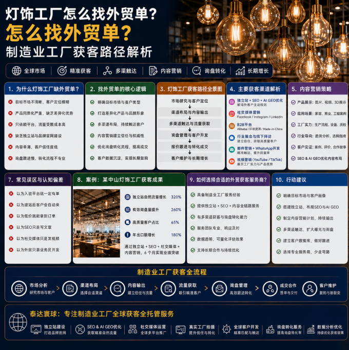 灯饰工厂怎么找外贸单怎么找外贸单?制造业工厂获客路径解析.png