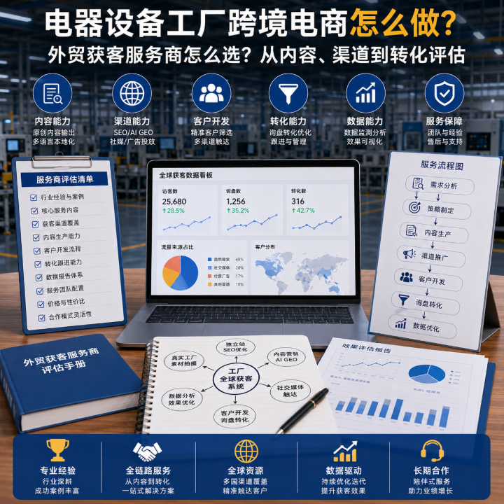 电器设备工厂跨境电商怎么做外贸获客服务商怎么选?从内容、渠道到转化评估.png