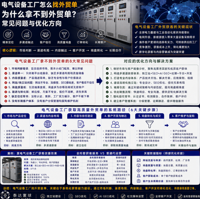 电气设备工厂怎么找外贸单为什么拿不到外贸单?常见问题与优化方向.png