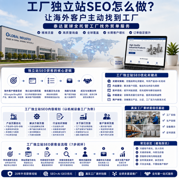 泰达寰球全托管工厂找外贸单独立站SEO怎么做?让海外客户主动找到工厂.png