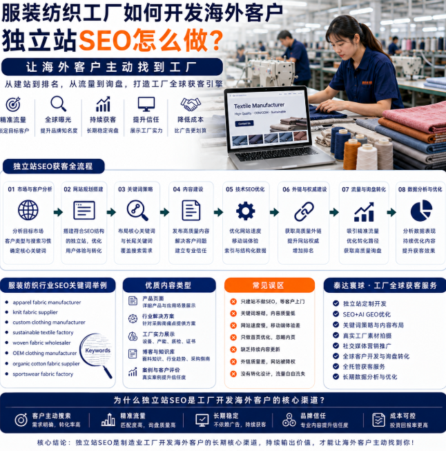 服装纺织工厂如何开发海外客户独立站SEO怎么做?让海外客户主动找到工厂.png