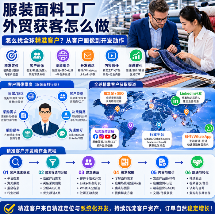 服装面料工厂外贸获客怎么做怎么找全球精准客户?从客户画像到开发动作.png