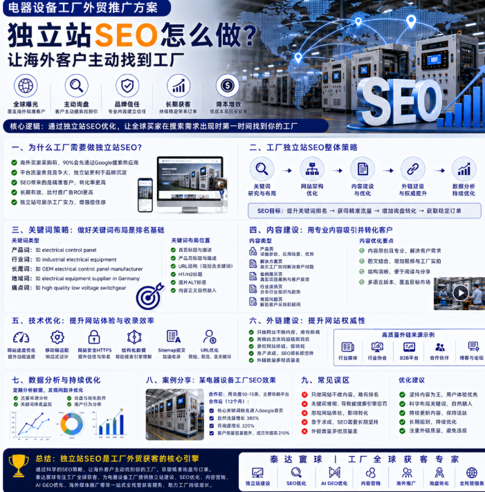 电器设备工厂外贸推广方案独立站SEO怎么做?让海外客户主动找到工厂.png
