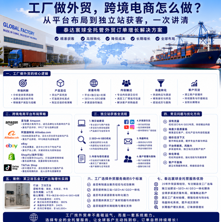 泰达寰球工厂外贸怎么样跨境电商怎么做?从平台布局到独立站获客.png