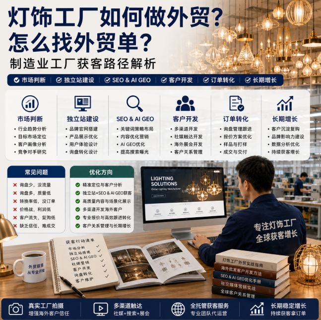 灯饰工厂如何做外贸怎么找外贸单?制造业工厂获客路径解析.png