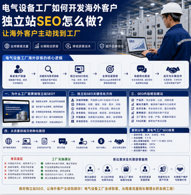 电气设备工厂如何开发海外客户独立站SEO怎么做?让海外客户主动找到工厂.png