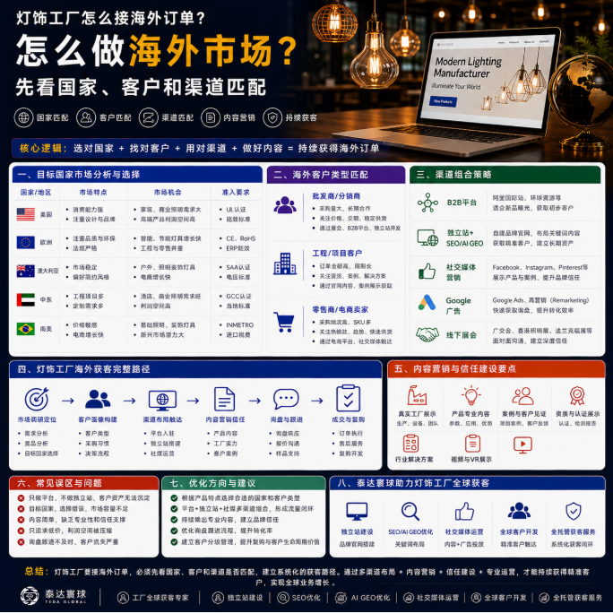 灯饰工厂怎么接海外订单怎么做海外市场?先看国家、客户和渠道匹配.png