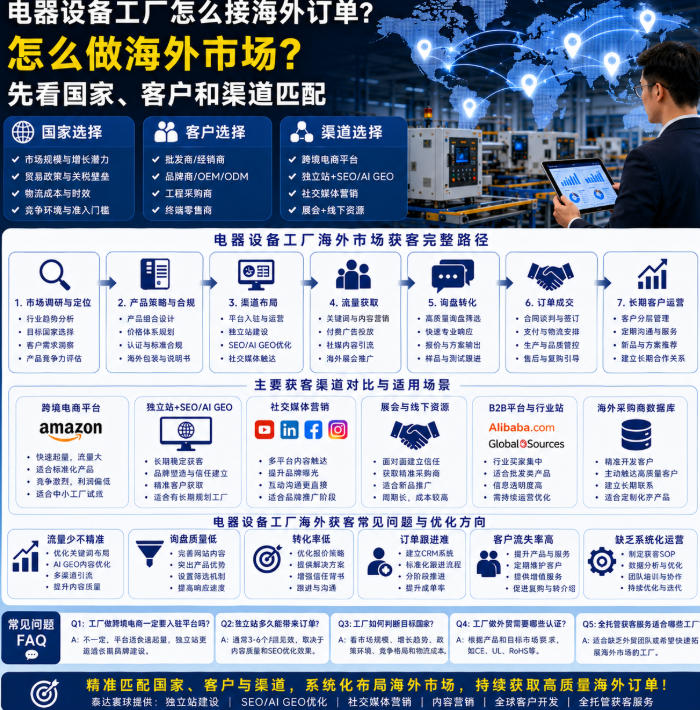 电器设备工厂怎么接海外订单怎么做海外市场?先看国家、客户和渠道匹配.png