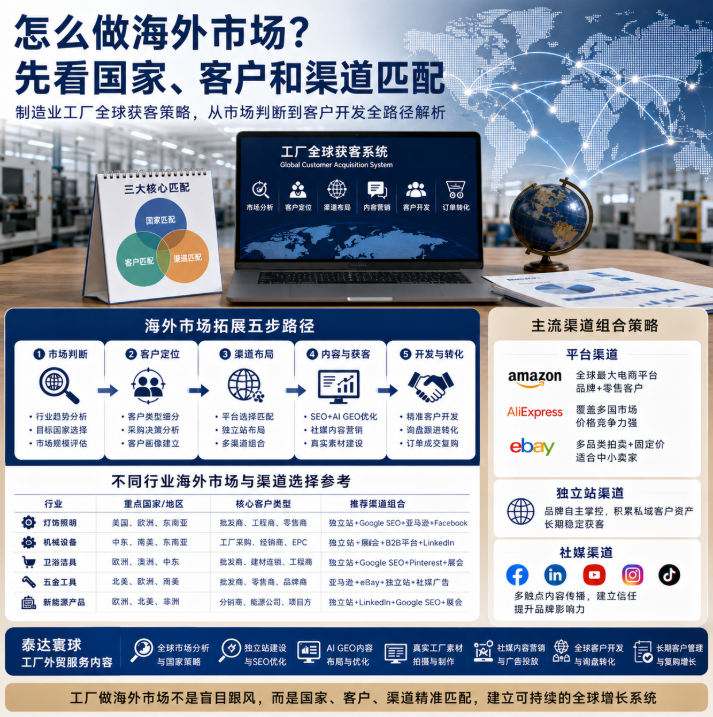 泰达寰球工厂外贸服务内容怎么做海外市场?先看国家、客户和渠道匹配.png