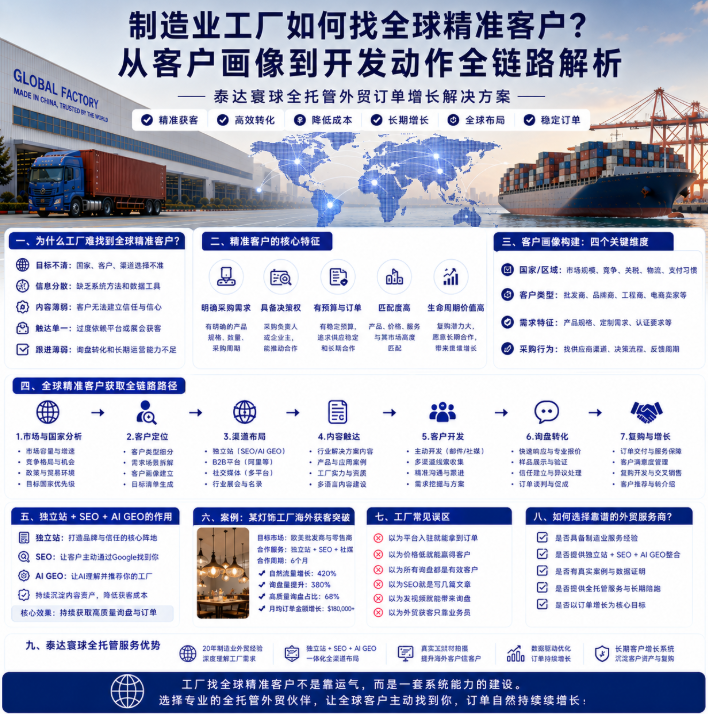泰达寰球工厂外贸靠谱吗怎么找全球精准客户?从客户画像到开发动作.png