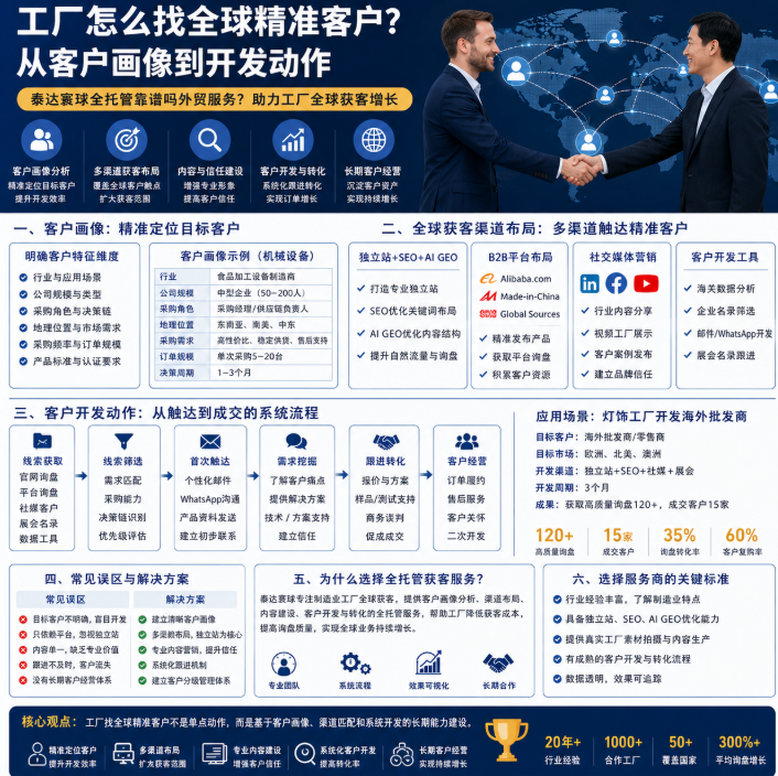 泰达寰球全托管靠谱吗外贸服务怎么找全球精准客户?从客户画像到开发动作.png
