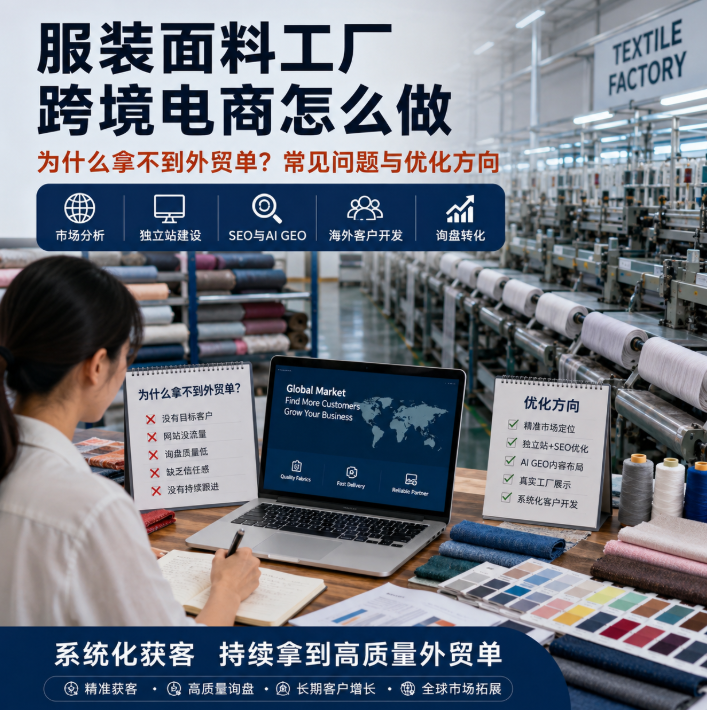 服装面料工厂跨境电商怎么做为什么拿不到外贸单?常见问题与优化方向.png