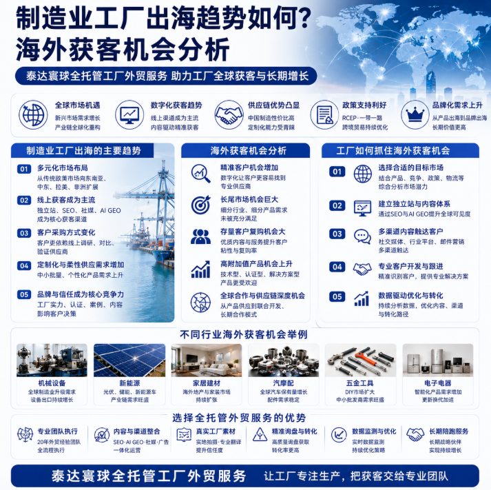 泰达寰球全托管工厂全托管外贸服务出海趋势如何?制造业工厂海外获客机会分析.png