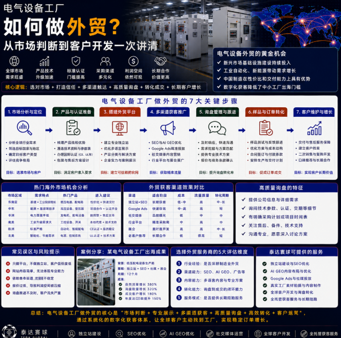 电气设备工厂如何做外贸怎么做外贸?从市场判断到客户开发一次讲清.png