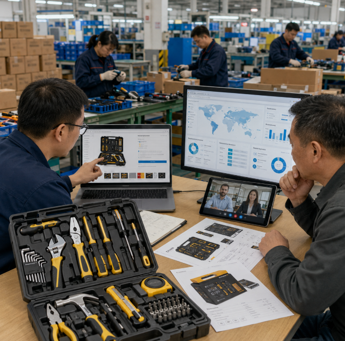家用工具套装工厂外贸获客怎么找到海外批发客户?.png