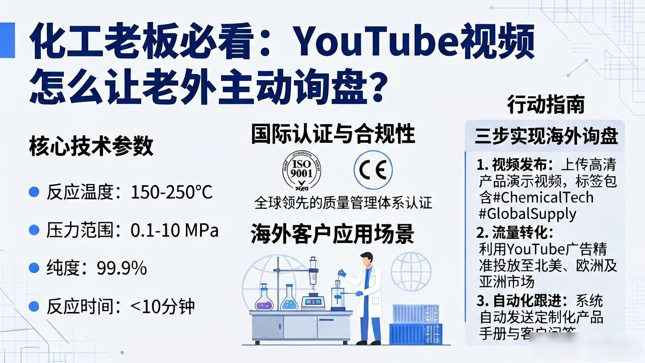 化工原料生产_化工厂生产原料_化工原料厂YouTube产品演示视频SEO