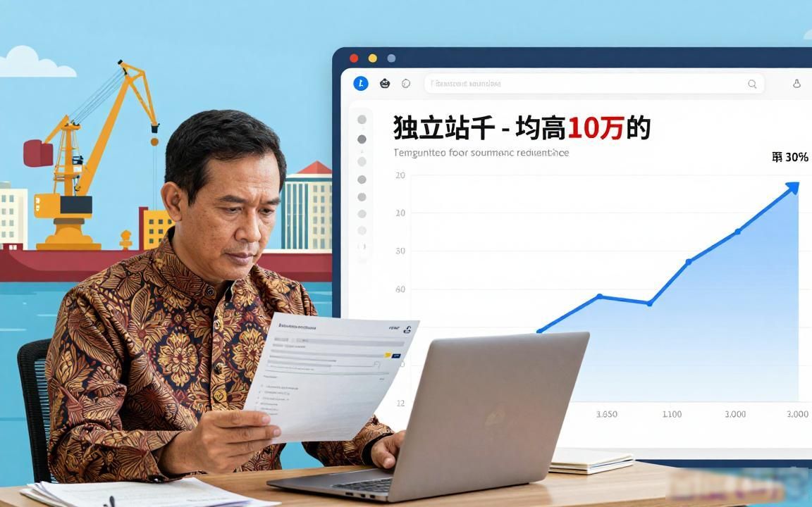港口机械外贸独立站建设
