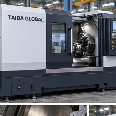 中型斜床身数控车床｜泵轴联接法兰｜按工艺参数选型｜TAIDA GLOBAL数控机床采购