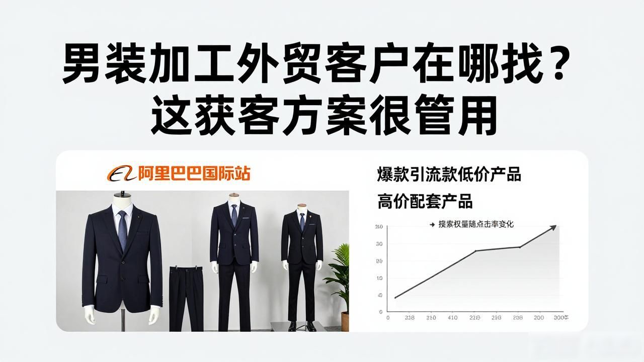 外贸服装加工订单从哪儿接_男装加工外贸获客方案_外贸服装加工订单外发