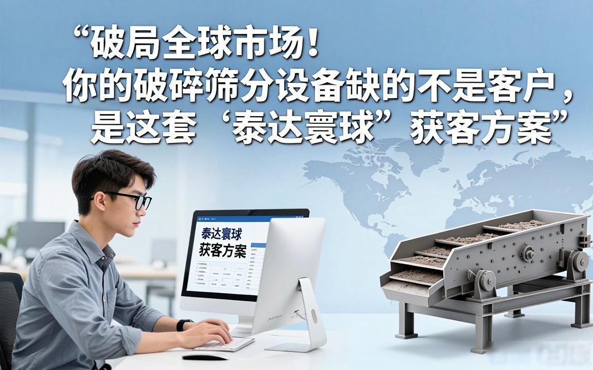 破碎筛分设备外贸获客方案