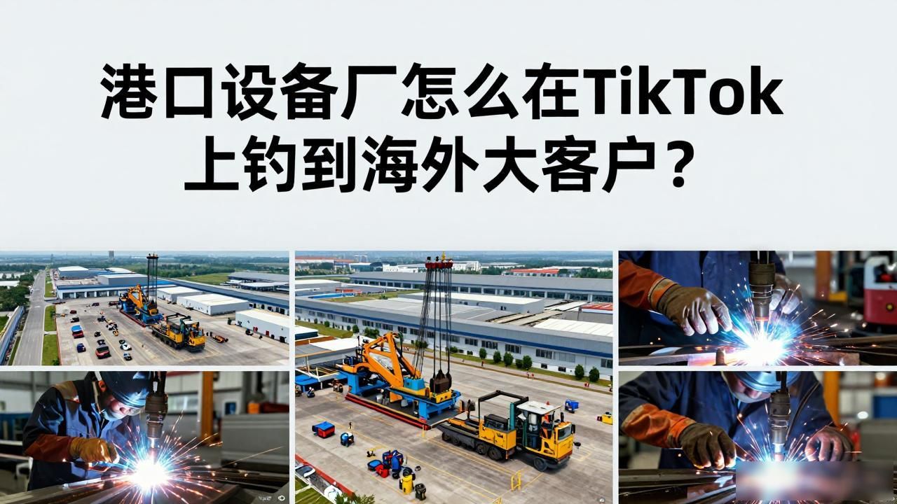 led广告屏投放广告_精准投放广告_港口设备工厂TikTok广告投放获取海外买家