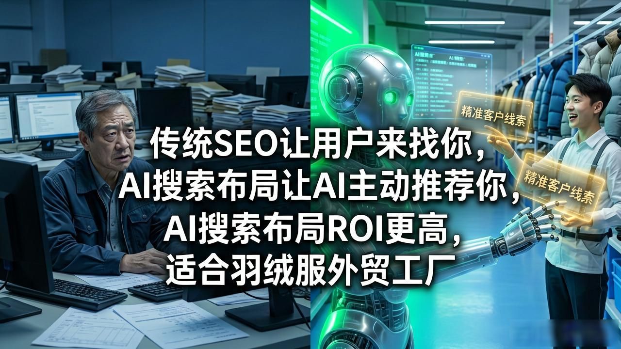 外贸工厂店_羽绒服外贸工厂AI搜索关键词布局_外贸羽绒服好穿吗