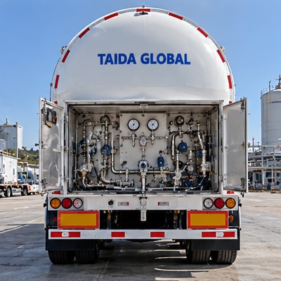 40 m³ LNG Transport Semi-Trailer