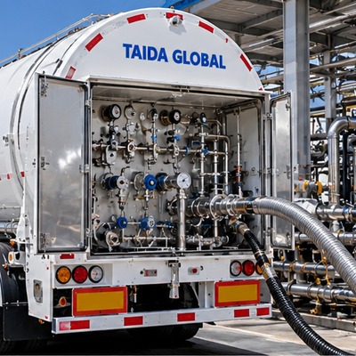 40 m³ LNG Transport Semi-Trailer