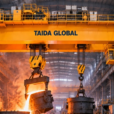 75/20 t × 22 m Foundry Ladle Crane