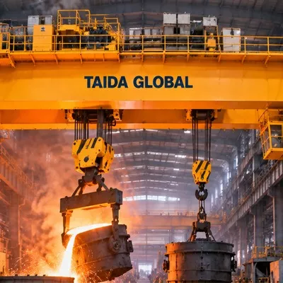 75/20 t × 22 m Foundry Ladle Crane