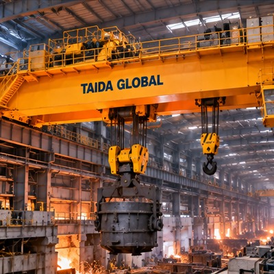75/20 t × 22 m Foundry Ladle Crane