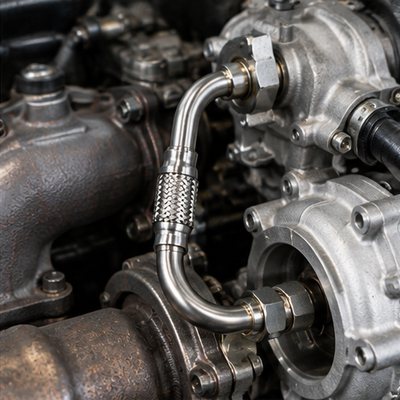 Turbocharger Oil Feed Pipe for Heavy-Duty Trucks