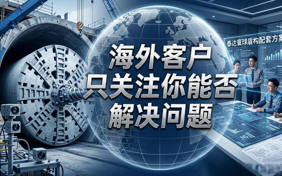 盾构配套设备厂家如何开发海外客户