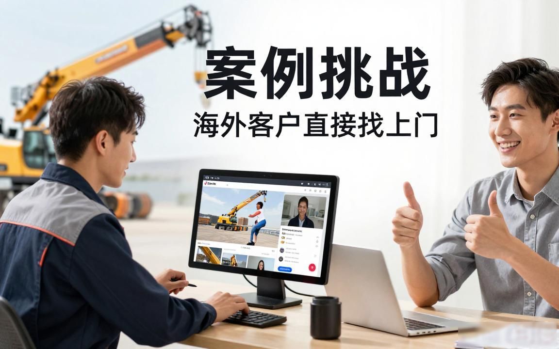 起重设备工厂TikTok怎么开发海外客户