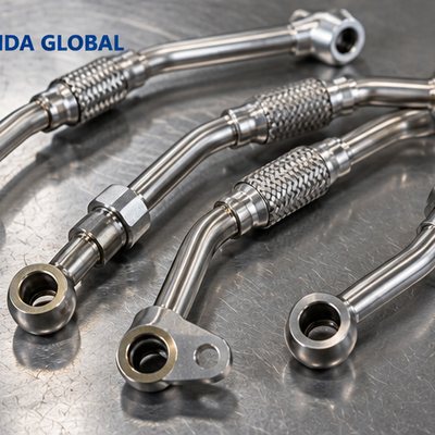 Turbocharger Oil Feed Pipe for Heavy-Duty Trucks