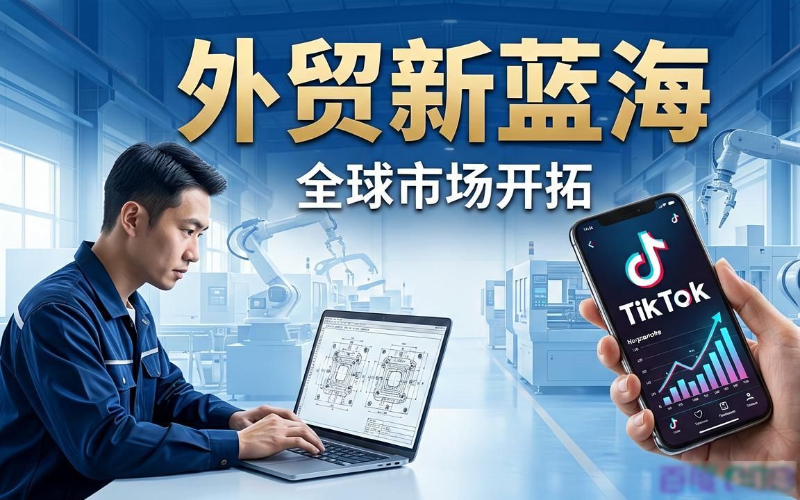 注塑工厂TikTok广告投放获取海外买家