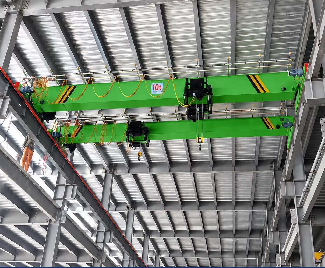 建筑车间、港口重载欧式移动式起重机1T 50T PLC控制定制起重设备