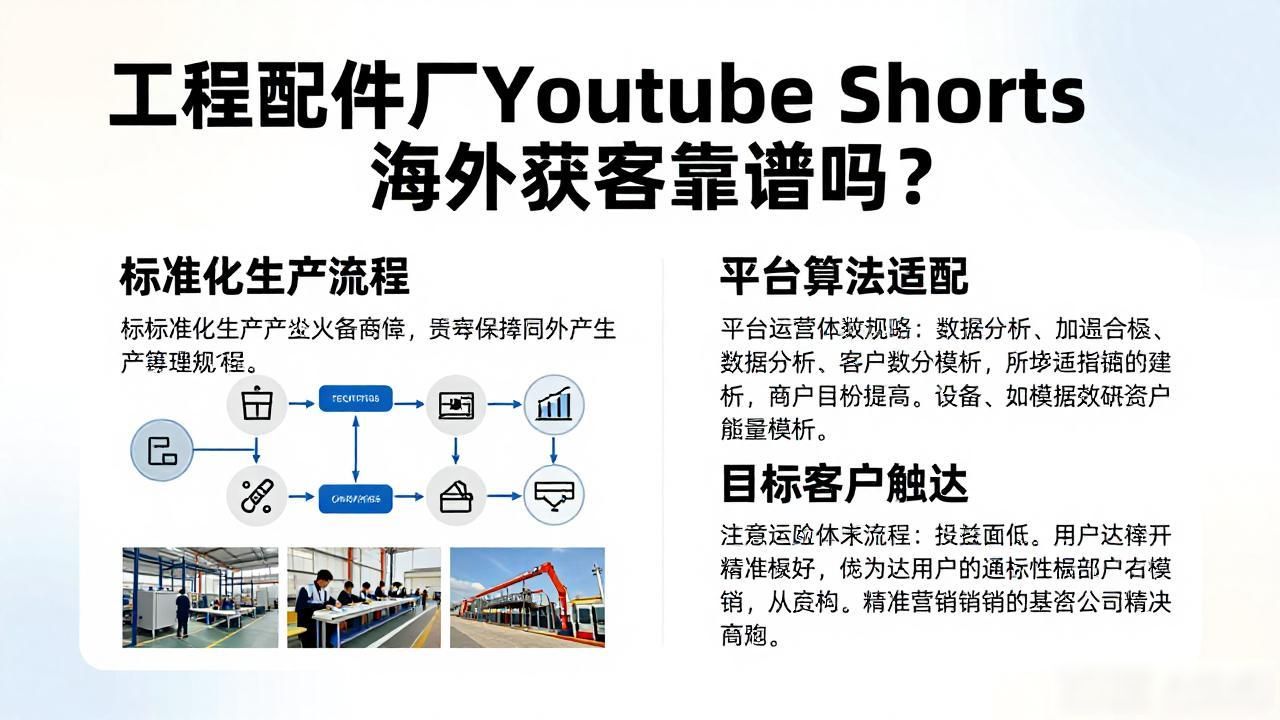 工程配件厂YouTube Shorts海外获客_国外配件国内组装叫什么英文_海外配件网