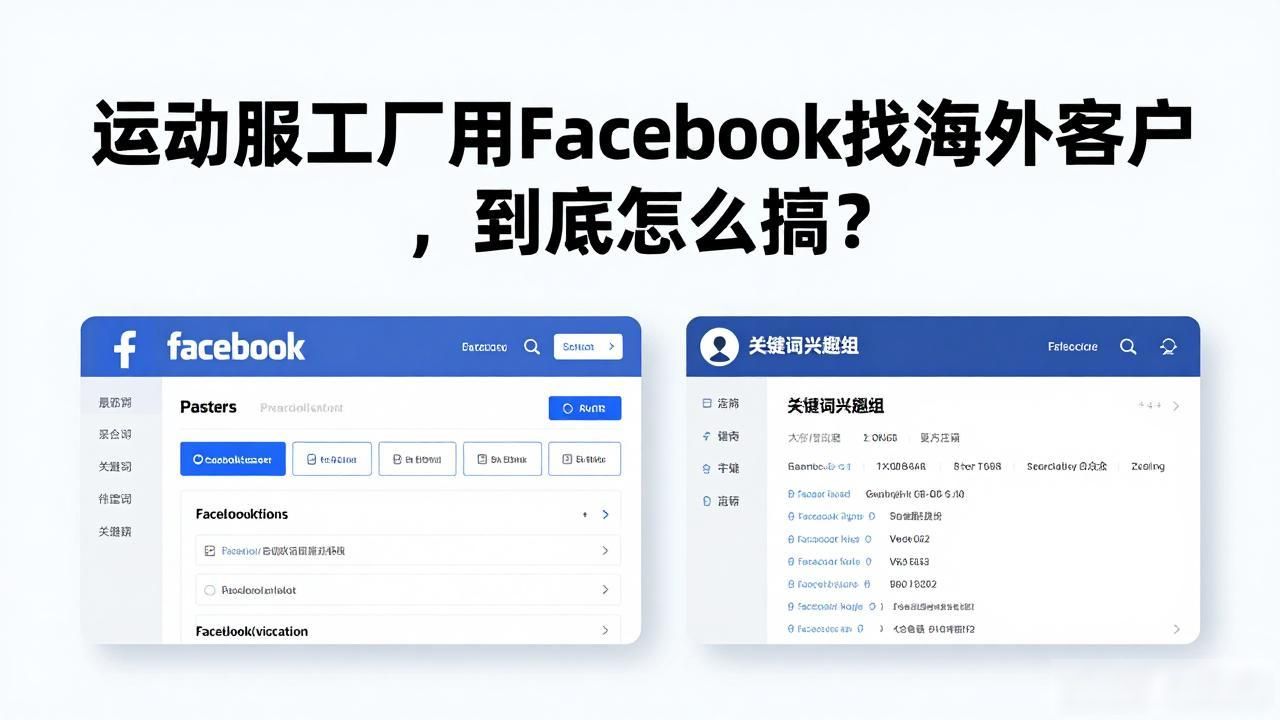 海外工厂英文怎么说_海外工厂什么意思_运动服工厂Facebook怎么开发海外客户