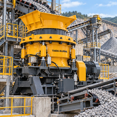 Tunggal silinder hidrolik Cone Crusher